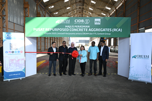 YTL Cement, CREAM buka kilang pemprosesan lebihan konkrit pertama di Malaysia