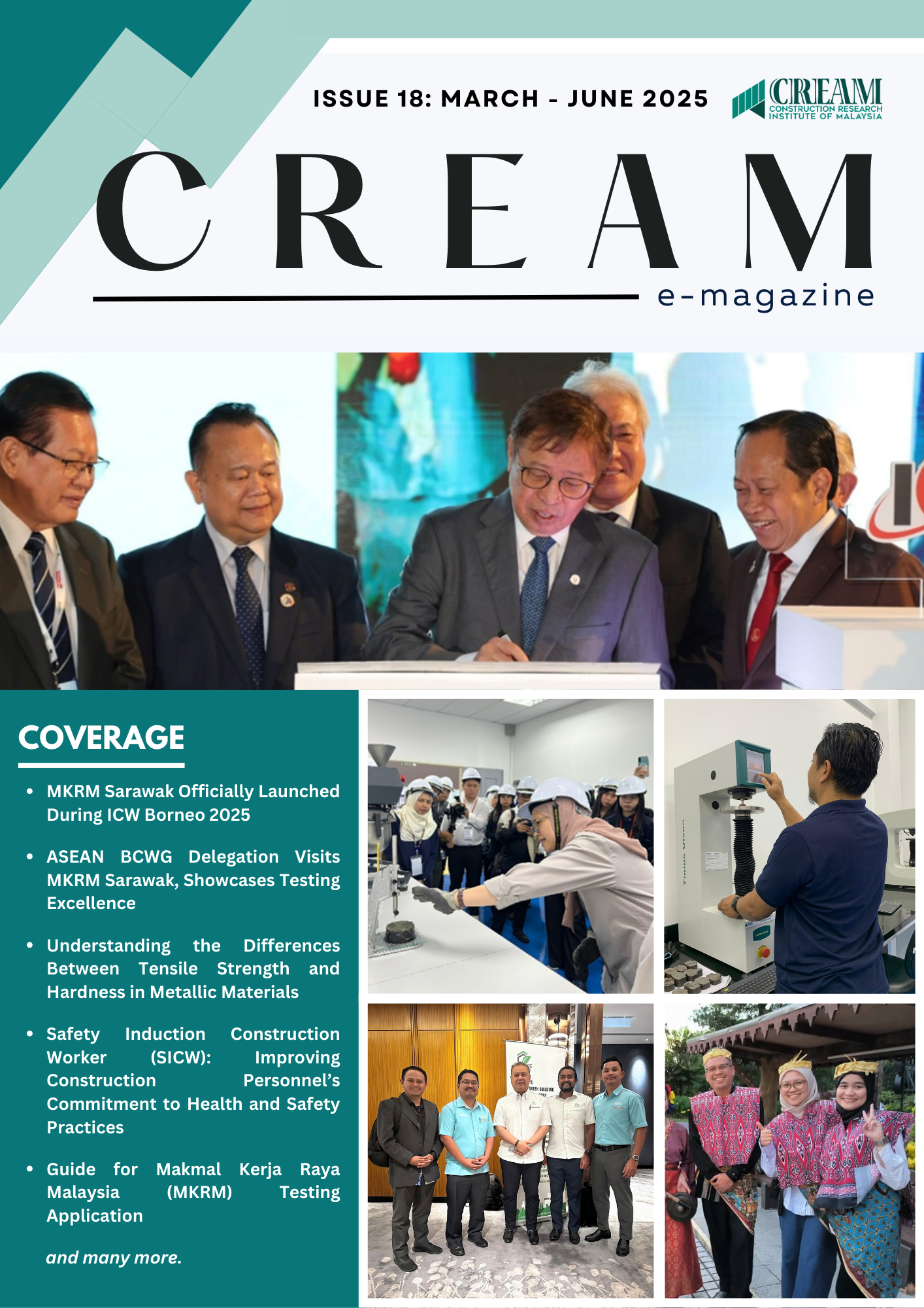 Construction Research Institute of Malaysia (CREAM) CREAM E-Magazine 2025