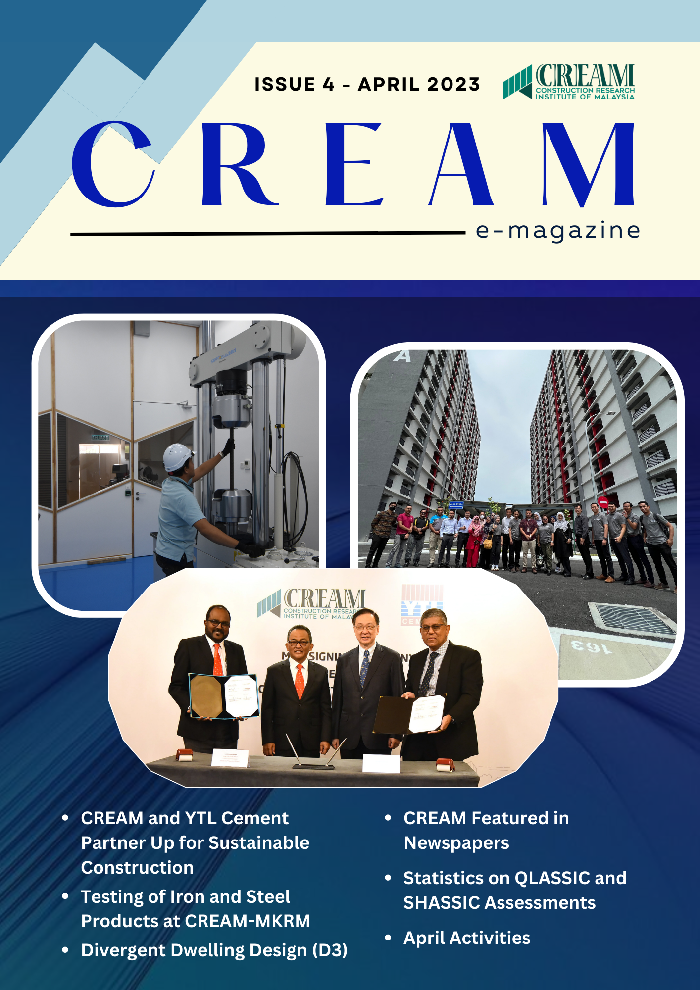 Construction Research Institute of Malaysia (CREAM) CREAM E-Magazine 2023