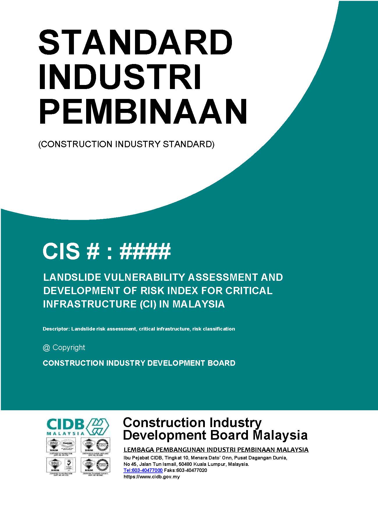 Standard Industri Pembinaan : Landslide