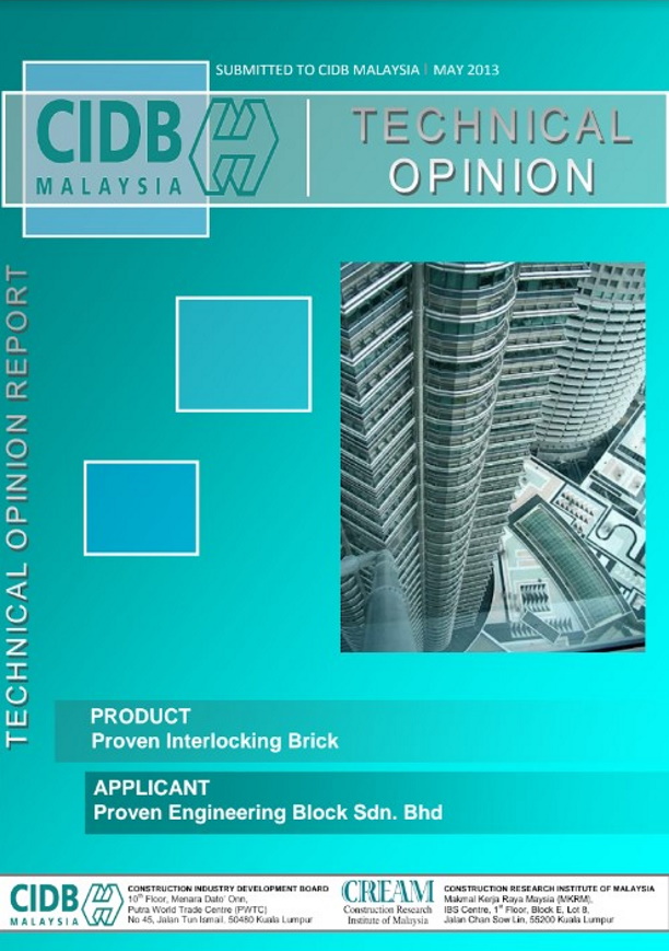 Proven Interlocking Brick by Proven Engineering Block Sdn. Bhd.