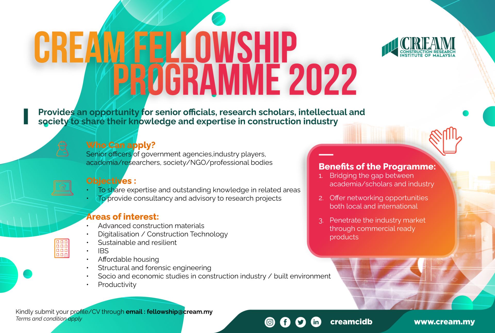 The CREAM Fellowship Program 2022
